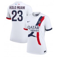 Zenski Nogometni Dres Paris Saint-Germain Randal Kolo Muani #23 Gostujuci 2024-25 Kratak Rukav